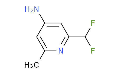 4-Amino-2-(difluoromethyl)-6-methylpyridine
