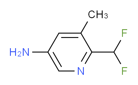 5-Amino-2-(difluoromethyl)-3-methylpyridine