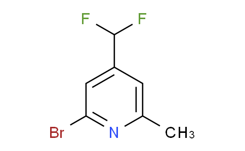 2-Bromo-4-(difluoromethyl)-6-methylpyridine