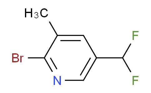 2-Bromo-5-(difluoromethyl)-3-methylpyridine