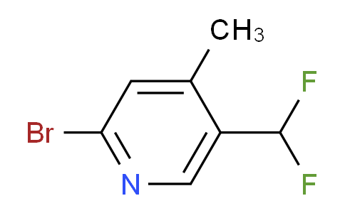2-Bromo-5-(difluoromethyl)-4-methylpyridine