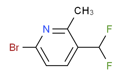 6-Bromo-3-(difluoromethyl)-2-methylpyridine