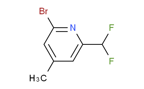 2-Bromo-6-(difluoromethyl)-4-methylpyridine