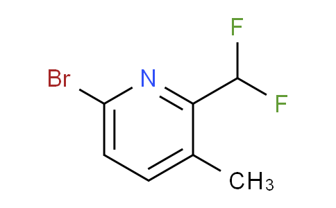 6-Bromo-2-(difluoromethyl)-3-methylpyridine