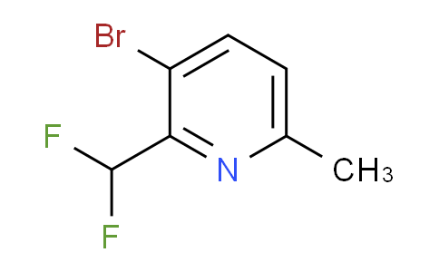 3-Bromo-2-(difluoromethyl)-6-methylpyridine