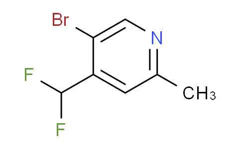 5-Bromo-4-(difluoromethyl)-2-methylpyridine