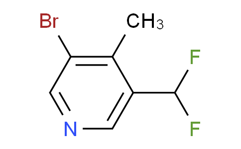 3-Bromo-5-(difluoromethyl)-4-methylpyridine