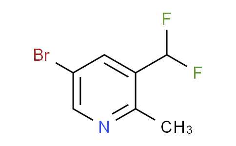 5-Bromo-3-(difluoromethyl)-2-methylpyridine
