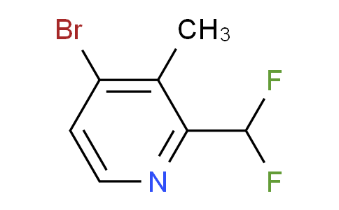 4-Bromo-2-(difluoromethyl)-3-methylpyridine