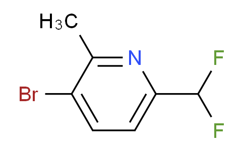 AM33542 | 1804440-60-5 | 3-Bromo-6-(difluoromethyl)-2-methylpyridine