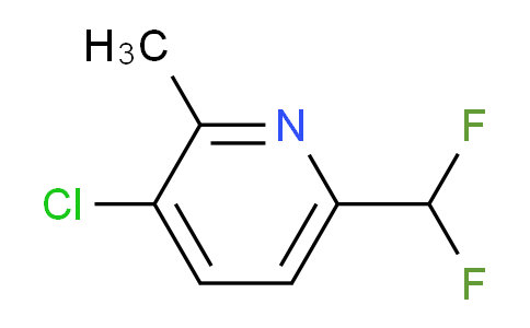 3-Chloro-6-(difluoromethyl)-2-methylpyridine