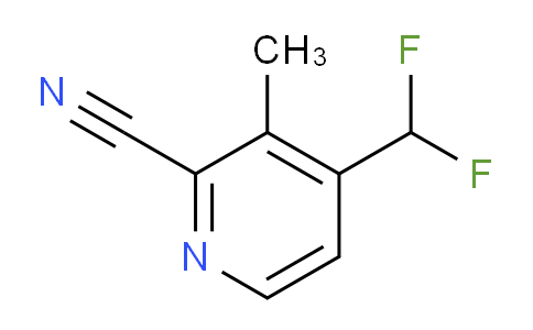 2-Cyano-4-(difluoromethyl)-3-methylpyridine