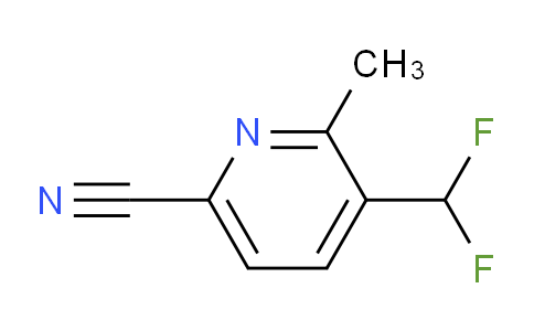 6-Cyano-3-(difluoromethyl)-2-methylpyridine