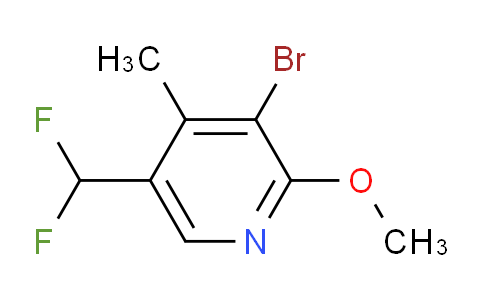 AM33618 | 1805919-80-5 | 3-Bromo-5-(difluoromethyl)-2-methoxy-4-methylpyridine
