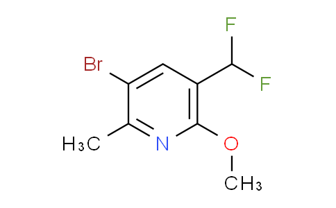 AM33621 | 1806866-81-8 | 3-Bromo-5-(difluoromethyl)-6-methoxy-2-methylpyridine