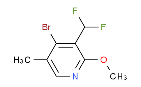 AM33623 | 1806909-25-0 | 4-Bromo-3-(difluoromethyl)-2-methoxy-5-methylpyridine