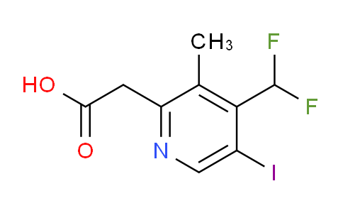 AM33651 | 1805419-28-6 | 4-(Difluoromethyl)-5-iodo-3-methylpyridine-2-acetic acid