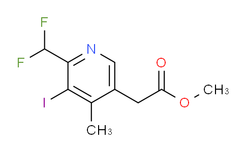 AM33653 | 1805419-52-6 | Methyl 2-(difluoromethyl)-3-iodo-4-methylpyridine-5-acetate