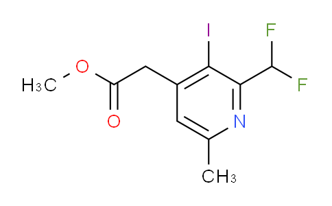 AM33658 | 1806949-20-1 | Methyl 2-(difluoromethyl)-3-iodo-6-methylpyridine-4-acetate