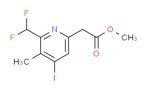 AM33659 | 1805088-42-9 | Methyl 2-(difluoromethyl)-4-iodo-3-methylpyridine-6-acetate