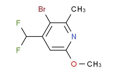 AM33663 | 1804857-80-4 | 3-Bromo-4-(difluoromethyl)-6-methoxy-2-methylpyridine