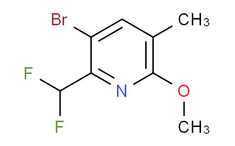 AM33665 | 1805246-48-3 | 3-Bromo-2-(difluoromethyl)-6-methoxy-5-methylpyridine