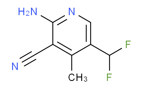 2-Amino-3-cyano-5-(difluoromethyl)-4-methylpyridine