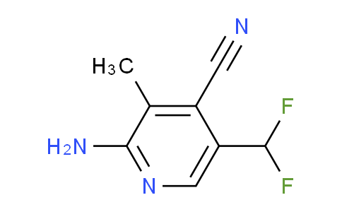 2-Amino-4-cyano-5-(difluoromethyl)-3-methylpyridine