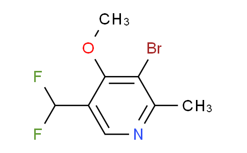 AM33670 | 1806909-18-1 | 3-Bromo-5-(difluoromethyl)-4-methoxy-2-methylpyridine