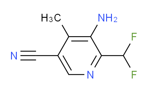 3-Amino-5-cyano-2-(difluoromethyl)-4-methylpyridine