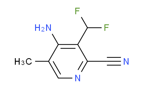 4-Amino-2-cyano-3-(difluoromethyl)-5-methylpyridine