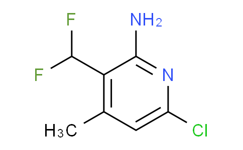 2-Amino-6-chloro-3-(difluoromethyl)-4-methylpyridine