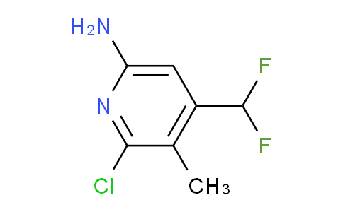 6-Amino-2-chloro-4-(difluoromethyl)-3-methylpyridine