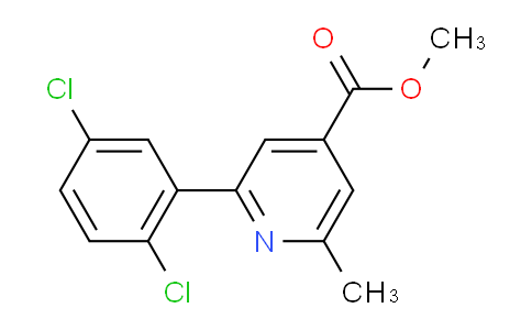 AM33697 | 1361806-57-6 | Methyl 2-(2,5-dichlorophenyl)-6-methylisonicotinate