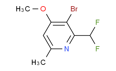 3-Bromo-2-(difluoromethyl)-4-methoxy-6-methylpyridine