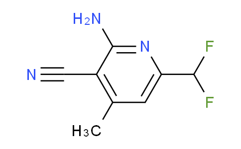 2-Amino-3-cyano-6-(difluoromethyl)-4-methylpyridine
