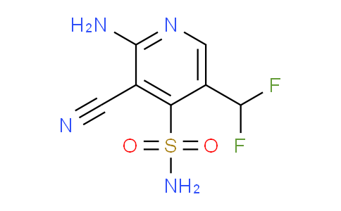 2-Amino-3-cyano-5-(difluoromethyl)pyridine-4-sulfonamide