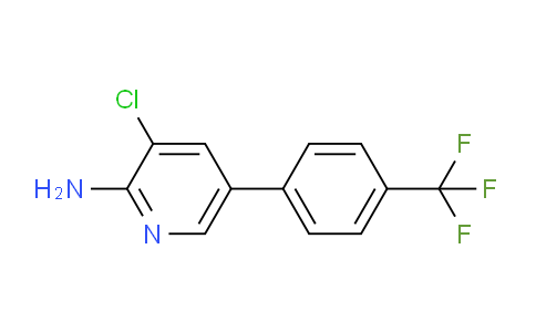 2-Amino-3-chloro-5-(4-(trifluoromethyl)phenyl)pyridine