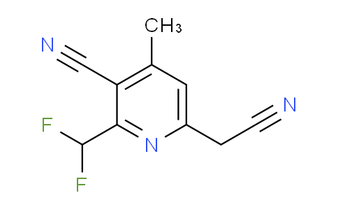 AM33743 | 1806009-97-1 | 3-Cyano-2-(difluoromethyl)-4-methylpyridine-6-acetonitrile