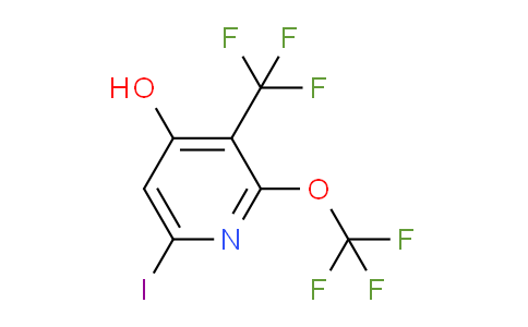 AM33762 | 1804338-02-0 | 4-Hydroxy-6-iodo-2-(trifluoromethoxy)-3-(trifluoromethyl)pyridine