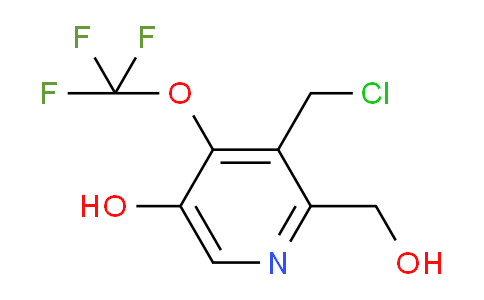 3-(Chloromethyl)-5-hydroxy-4-(trifluoromethoxy)pyridine-2-methanol