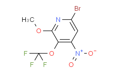6-Bromo-2-methoxy-4-nitro-3-(trifluoromethoxy)pyridine