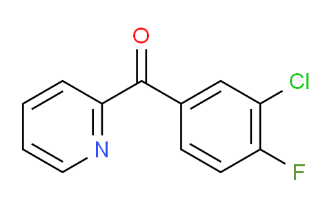 2-(3-Chloro-4-fluorobenzoyl)pyridine