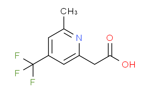 2-Methyl-4-(trifluoromethyl)pyridine-6-acetic acid