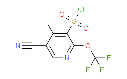 5-Cyano-4-iodo-2-(trifluoromethoxy)pyridine-3-sulfonyl chloride