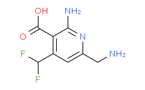 2-Amino-6-(aminomethyl)-4-(difluoromethyl)pyridine-3-carboxylic acid