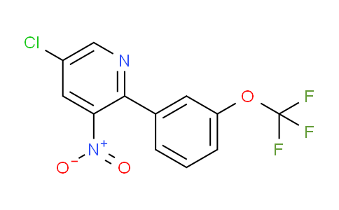 5-Chloro-3-nitro-2-(3-(trifluoromethoxy)phenyl)pyridine