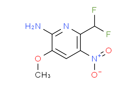 2-Amino-6-(difluoromethyl)-3-methoxy-5-nitropyridine