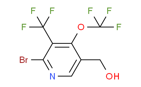 2-Bromo-4-(trifluoromethoxy)-3-(trifluoromethyl)pyridine-5-methanol