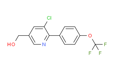 3-Chloro-2-(4-(trifluoromethoxy)phenyl)pyridine-5-methanol